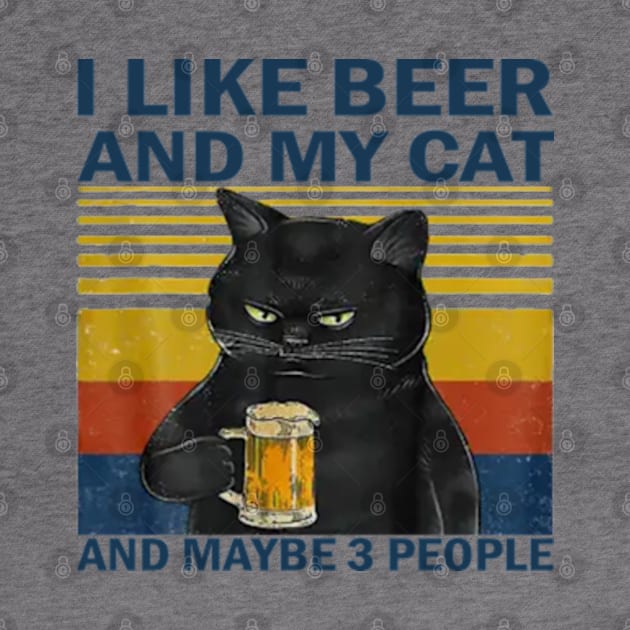 I like beer and my cat by Veljam